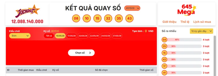 Mega 645 Tại Bin88 Cơ Hội Săn Jackpot Tỷ Đồng Mỗi Ngày Cho Game Thủ