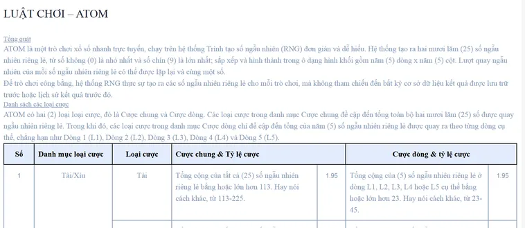 Trải Nghiệm Đỉnh Cao Với Quay Số Atom Tại Bin88 Siêu Hấp Dẫn