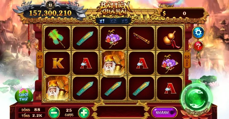 Nổ Hũ Bát Tiên Quá Hải Tại Bin88 Cơ Hội Kiếm Tiền Siêu Nhanh Cho Mọi Game Thủ