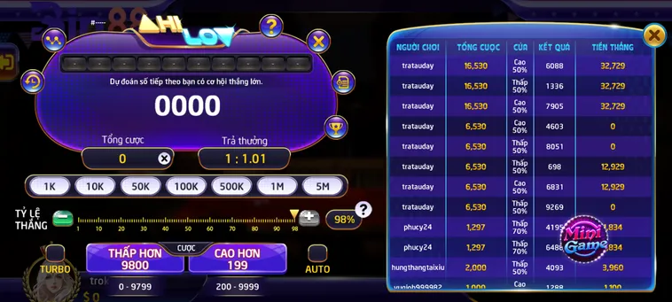Game Nhanh Hilo Tại Bin88 Thử Thách Trí Tuệ Săn Thưởng Đầy Kịch Tính