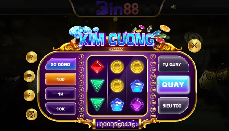 Game Nhanh Kim Cương Tại Bin88 Săn Jackpot Khổng Lồ Với Đồ Họa Cực Đỉnh