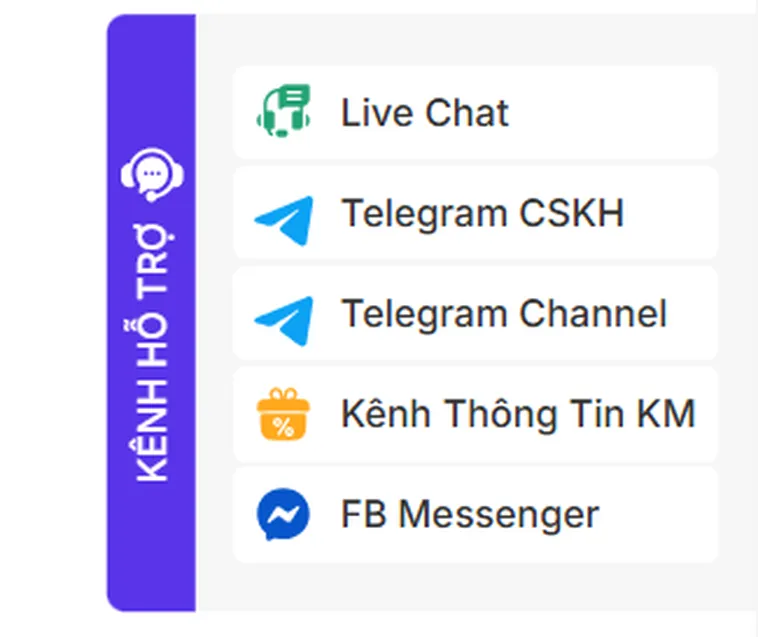 Hỗ Trợ Đa Kênh - Trực Tiếp - Chuyên Nghiệp - Sẵn Sàng 24/7