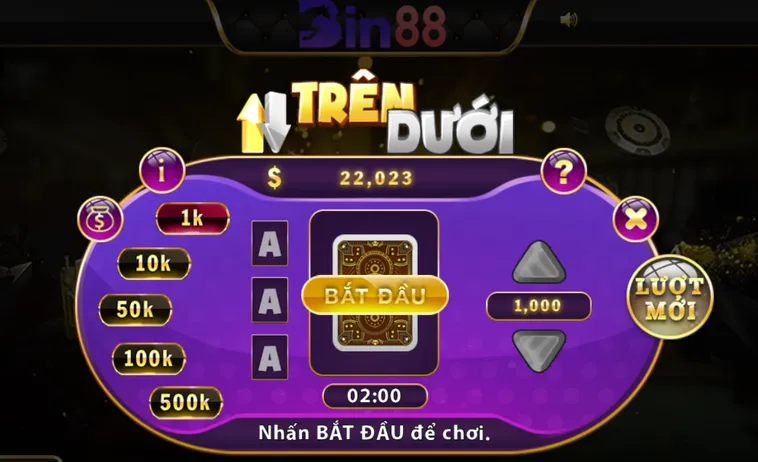 Game Nhanh Trên Dưới Tại Bin88 Cơ Hội Săn Thưởng Cực Lớn Mỗi Ngày